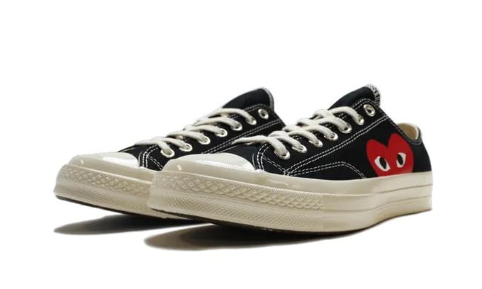 Comme des Garçons Play x Converse Chuck 70 Low 'Black' 45 white