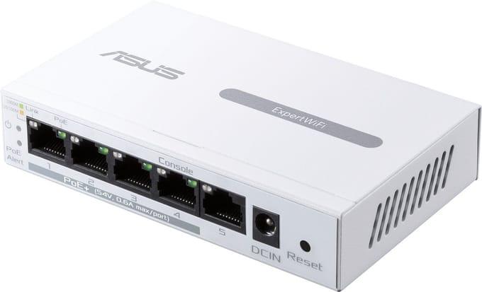 ASUS ExpertWiFi EBP15 beheerde gigabit ethernet (10/100/1000) voeding via ethernet (PoE) wit