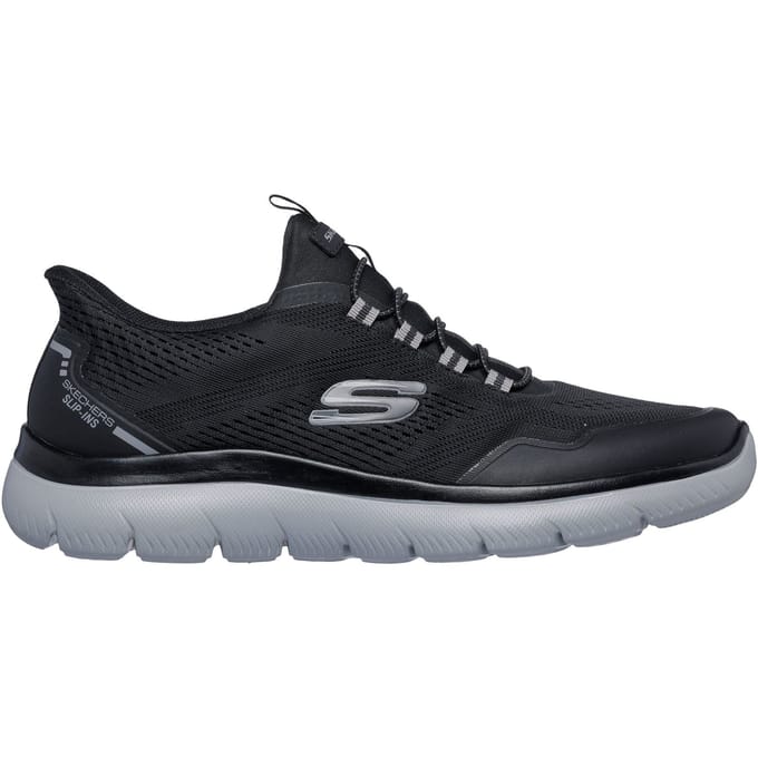 Skechers Heren Slip-ins Summits Sneakers 233045 BKCC Black Charcoal
