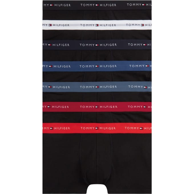 Tommy Hilfiger Repeat Logo Trunk Boxershorts Heren (7-pack)