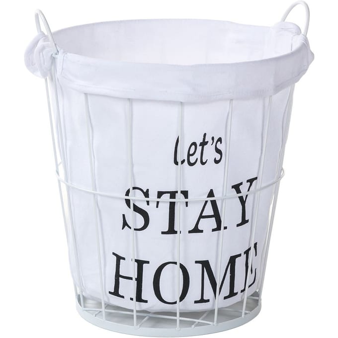Baytex Wasmand Stay Home M - Wit