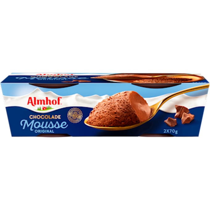 Chocolade mousse 2 x 70 gram