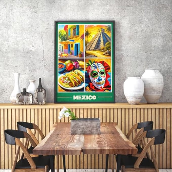 Enjoy Puzzle legpuzzel Mexico 1000 stukjes kleurrijk karton.