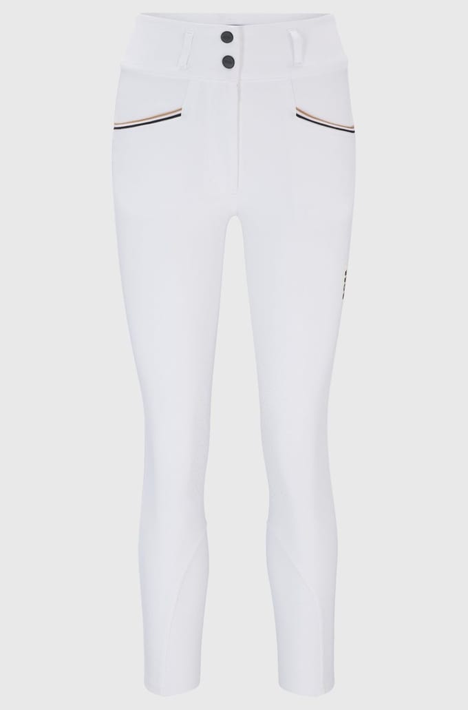 Boss Equestrian Rijbroek Dames Hoge Taille Knie Grip Hannah Core S Wit