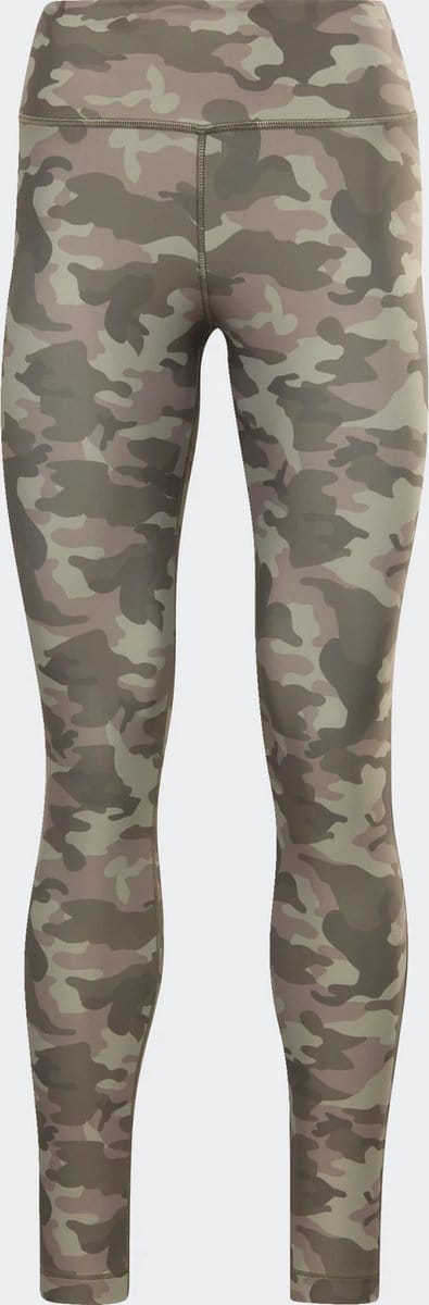Reebok Sport Legging Lux Bold Dames - Leger Print - Maat M