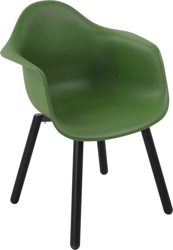 Montreux tuinstoel groen/zwart