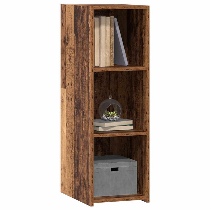 vidaXL - Dressoir - Oud - hout - 30 - x - 41 - x - 93 - cm - Bewerkt - hout