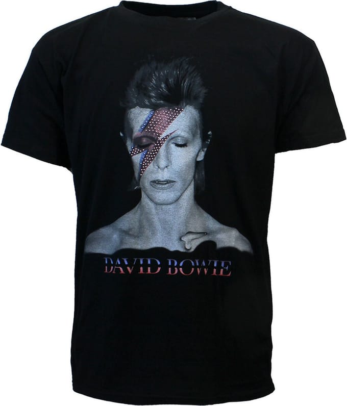 David Bowie Aladdin Sane T-Shirt - Officiële Merchandise - S