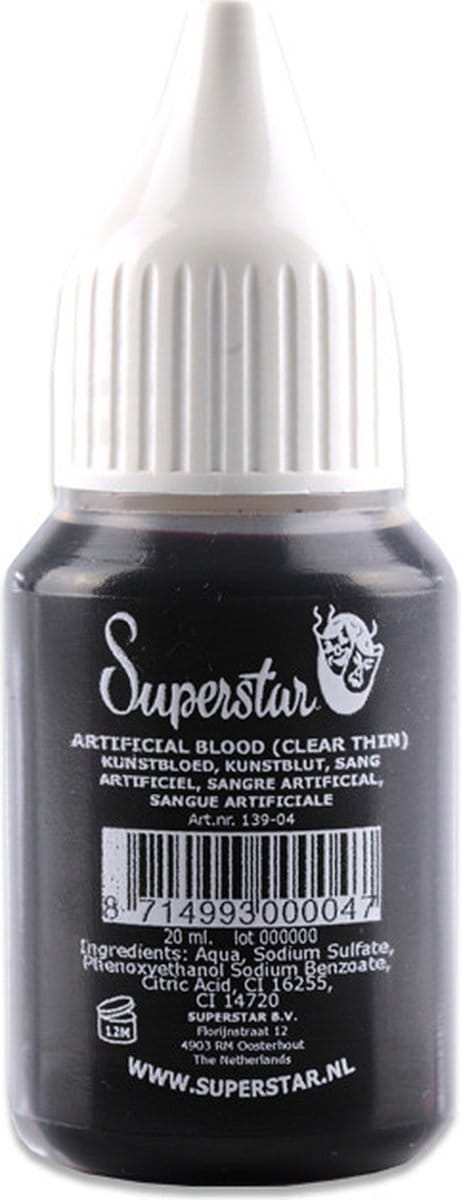 Superstar - Kunstbloed helder dun (20ml)
