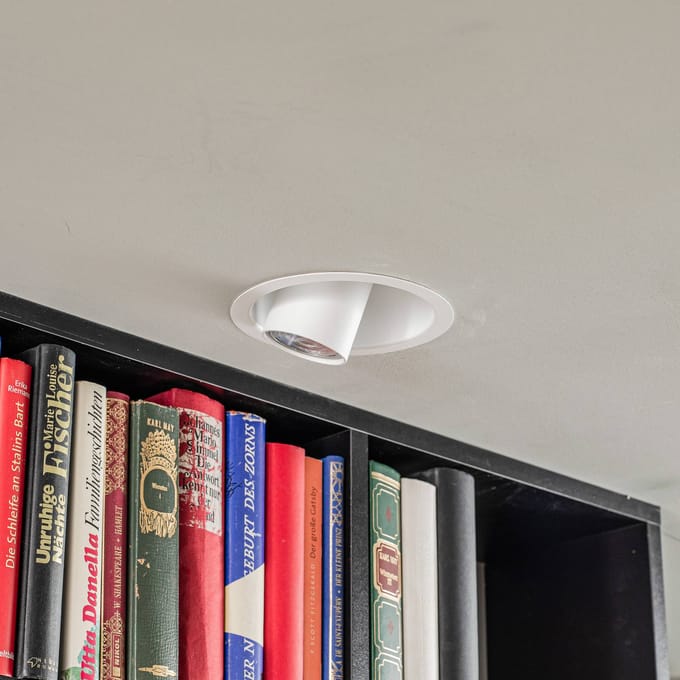 Nowodvorski Lighting Inbouwspot Dot, verstelbaar, wit