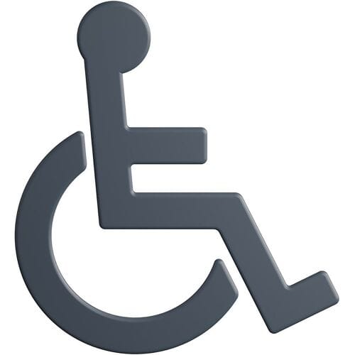HEWI Series 477/801 Symbol Barrier-free 801.91B030 92