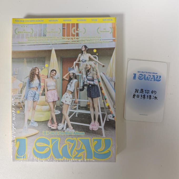 (G)I-DLE - [I SWAY] 7e mini-album, met NAMILMUSIC pre-orderkaart Wave+POB