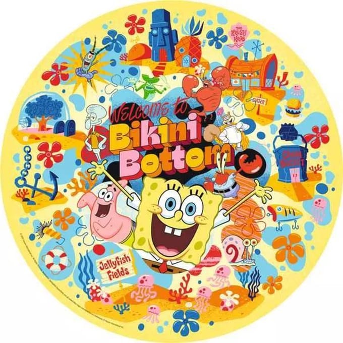Ravensburger SpongeBob SquarePants Round Jigsaw Puzzle Welcome to Bikini Bottom (500 pieces) Puzzles