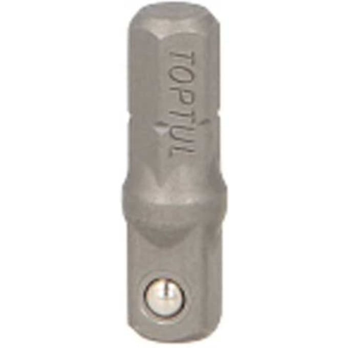 Schroevendraaier adapter TOPTUL 1/4 inch (Quadrat) auf 1/4 inch (6-kant)