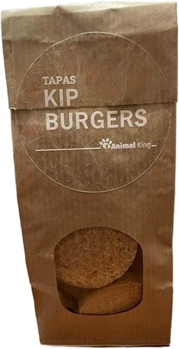 Kipburgers-3 zakjes-hondensnacks-Animal King