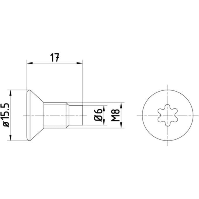 Schroef, remschijf TEXTAR TPM0004