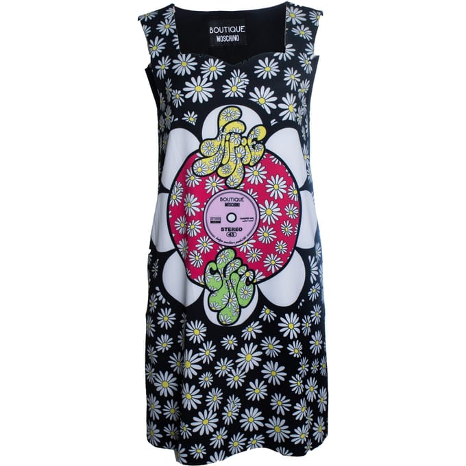 Boutique Moschino, Zwart mouwloos jurk