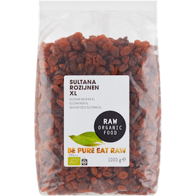 Sultanarozijnen RAW bio