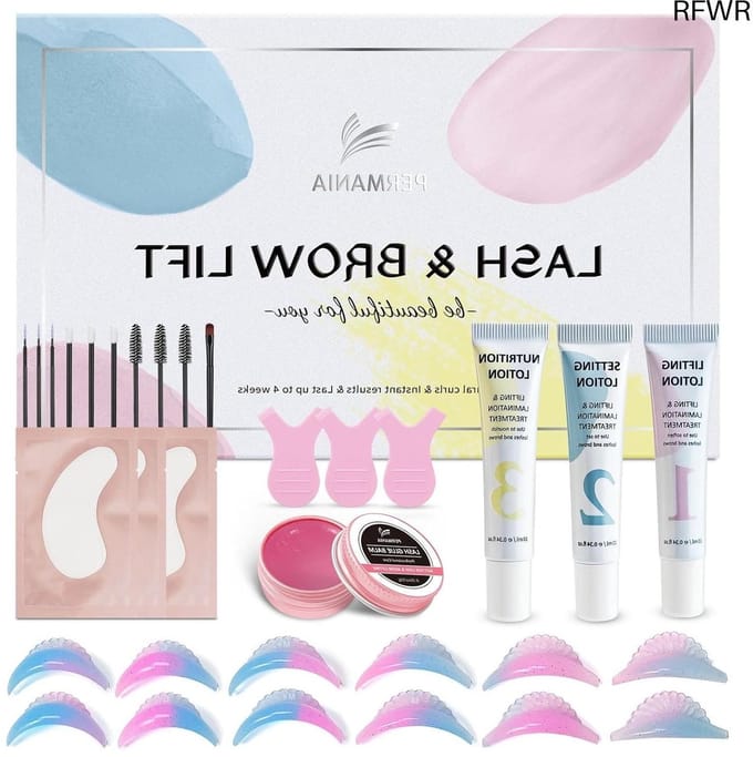 Wimperlift Kit - Wimpergolf Set - Thuis Salon Resultaten - Zachte Formule - 17.1 x 10.8 x 2.3 cm