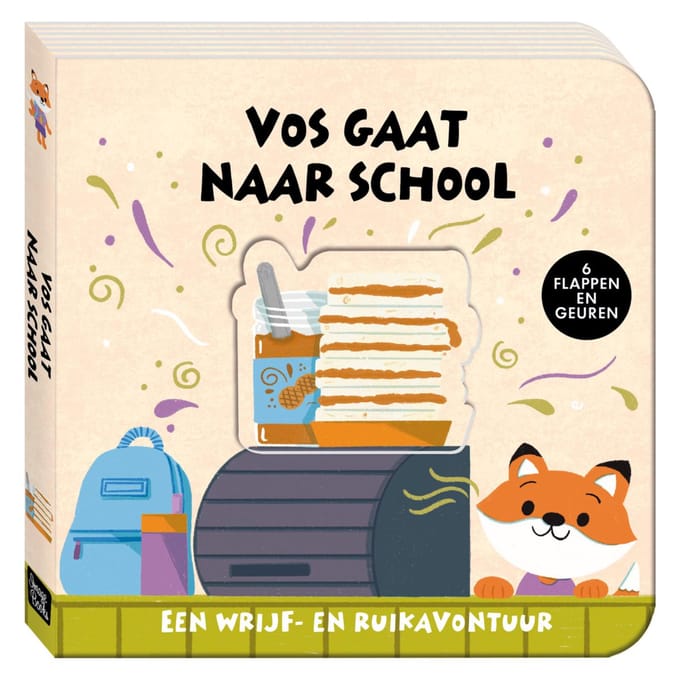 Boeken Wrijf en ruik - Vos gaat naar school Multi unisex