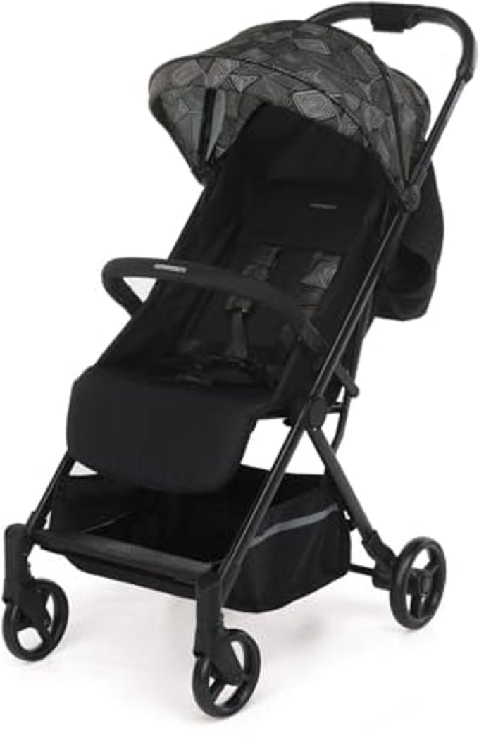 Compacte kinderwagen 0-15 kg - Eénhandige sluiting, Verstelbare rugleuning, Draagbaar en zelfstaand