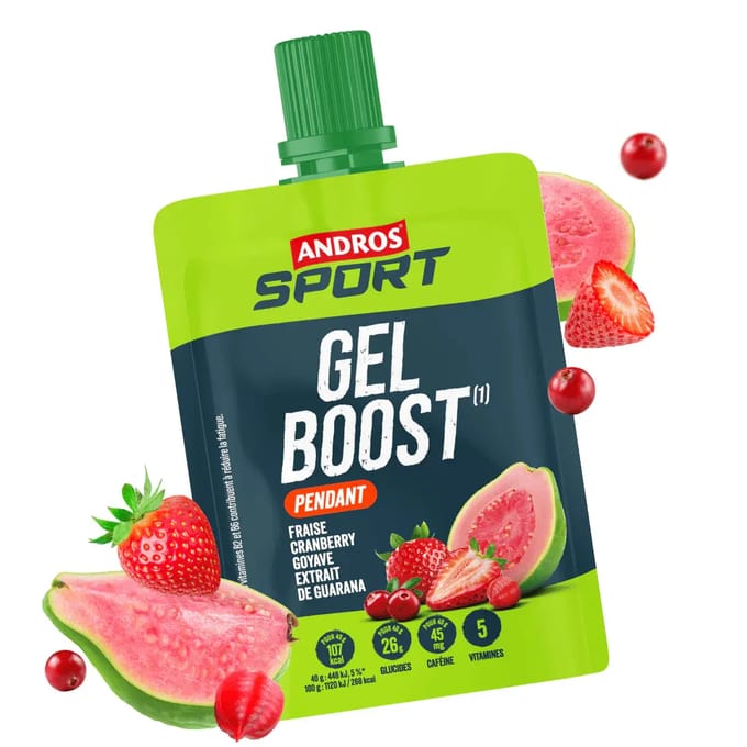 Gel Energizer Boost Andros Sport Fraise Cranberry Goyave