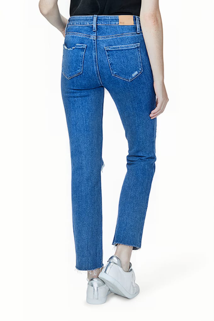 PAIGE Cindy Raw Hem Ceylon Destructed Größe: W25 | Straight Jeans Outlet | Damen