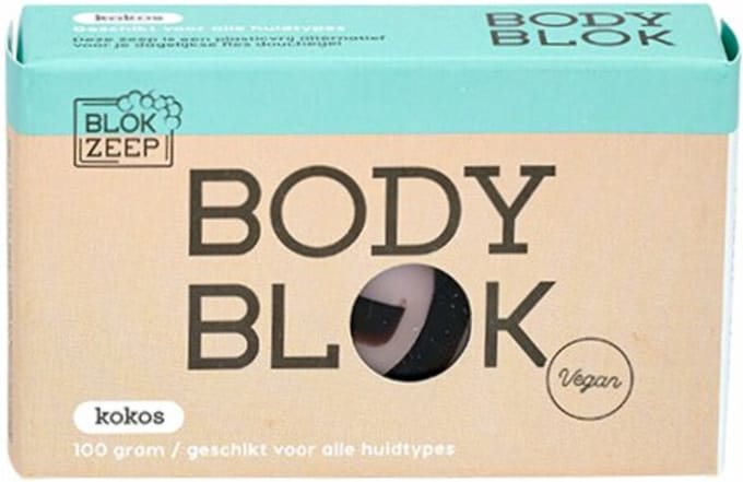 Blokzeep Body Bar Kokos 100 gr