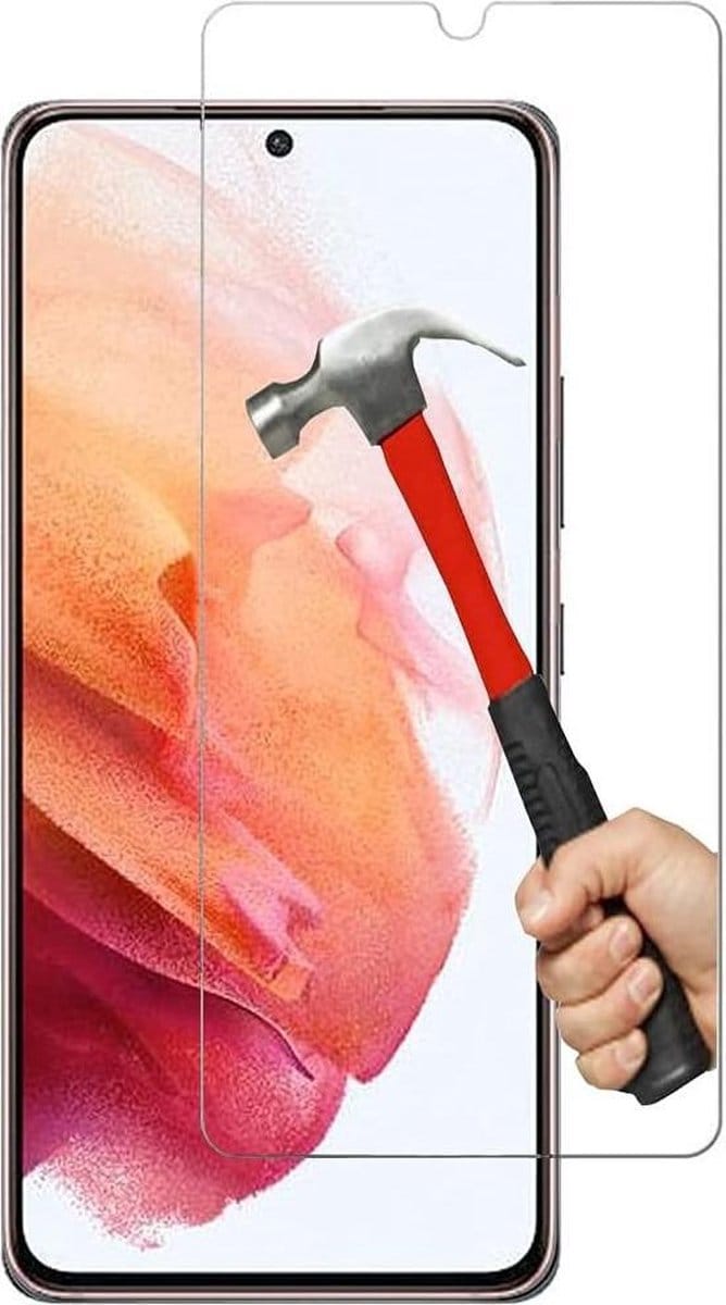 Screenprotector Geschikt voor Samsung Galaxy S21 FE - Screenprotector Geschikt voor Samsung Galaxy S21 FE Screenprotector Glas - Galaxy S21 FE Screen Protector - 2 stuks