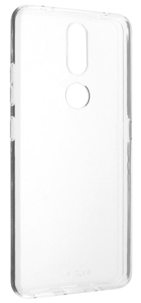 Coque arrière, silicone pour Nokia 2.4, transparente + verre 9H