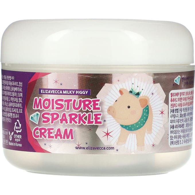 Elizavecca Milky Piggy Moisture Sparkle Cream 100g (2 Quantités Différentes) 1 white