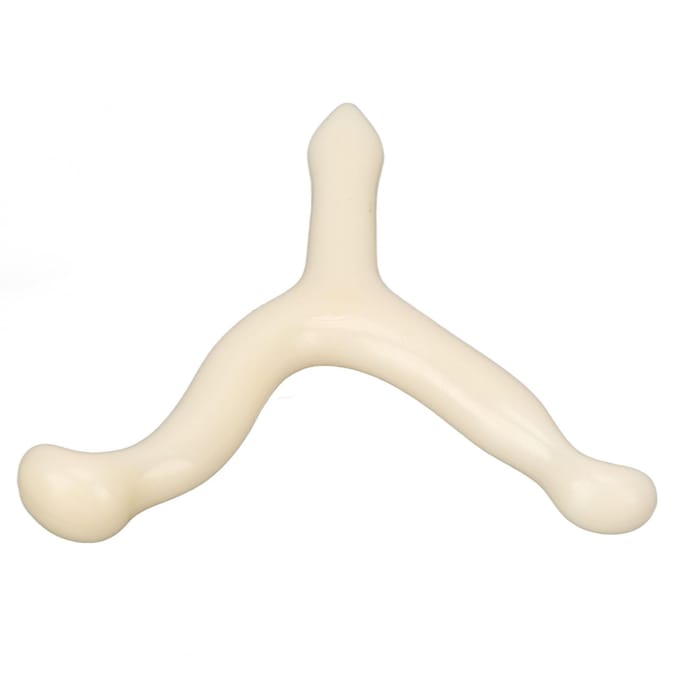 Massagepen Acupressuurtherapie Gezicht Hoofd Taille Hand Voeten Acupunctuurpunten Massagestick Tool beige