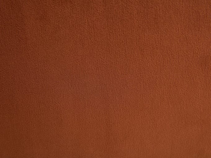 Vente-unique Bureaustoel - Fluweel - Terracotta - Verstelbare hoogte - TOARA