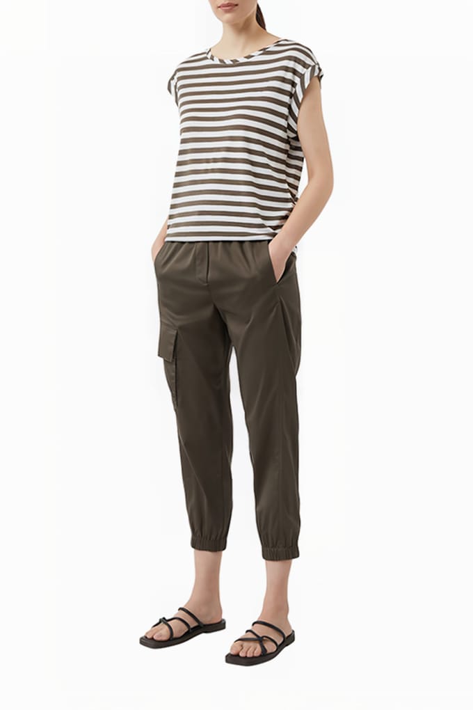 Comma  T-shirts Brown Taglia: 34 | Maglie Sportivi Outlet | Donna | Marrone