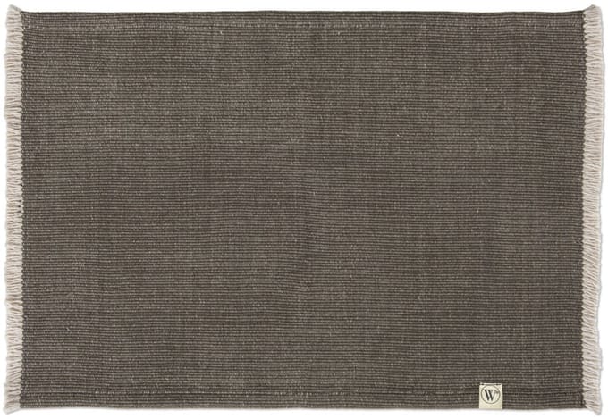Walra Placemat Runner Sweet Raffle - 2x 35x48 - 100% Katoen (BCI) - Antraciet