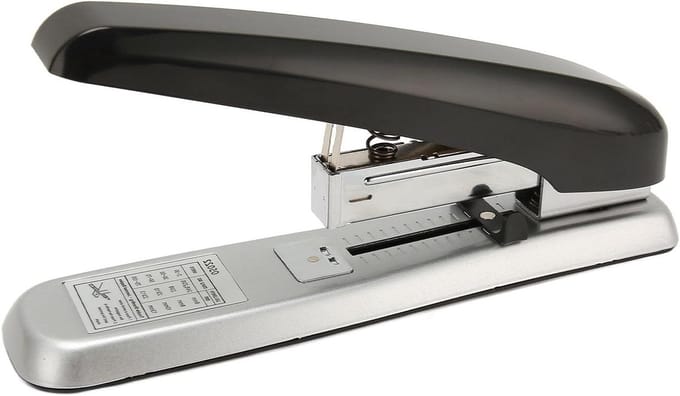 Desktop nietmachine - Kantoornietmachine bureaunietmachine - Papier binden - 100 vel capaciteit - Nietmachine - Zwart