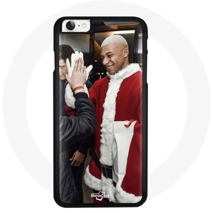 Coque - Maniacase - Iphone 8 - Noir - Souple - Joyeux Noël noir