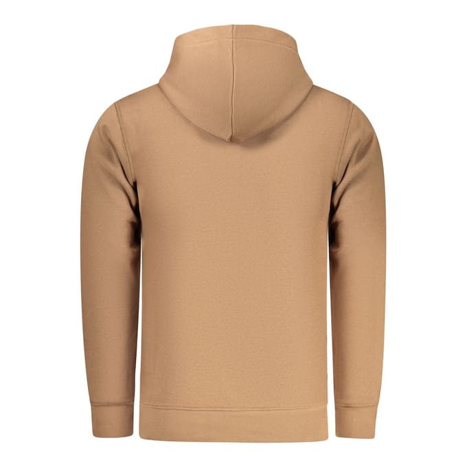 Rifle Marrone Katoenen Hoodie voor Mannen