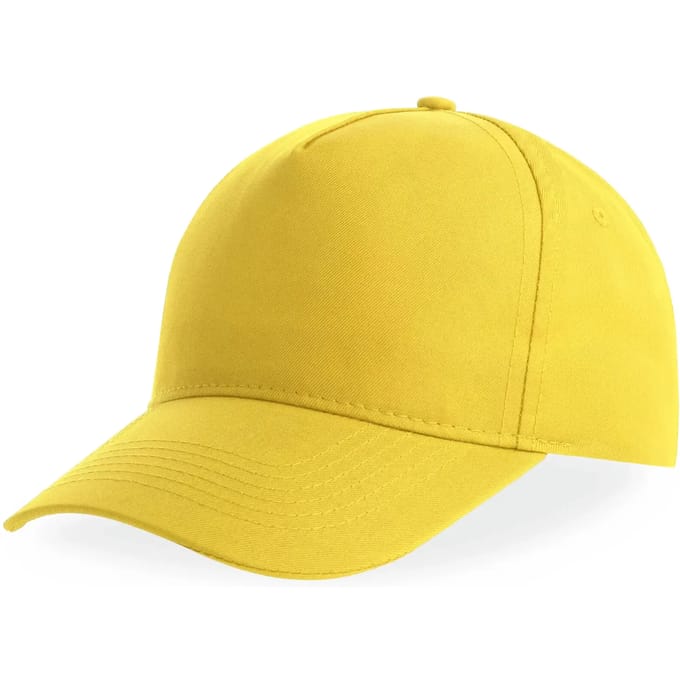 Atlantis Headwear Recy Five Cap AT112 - Yellow - One size