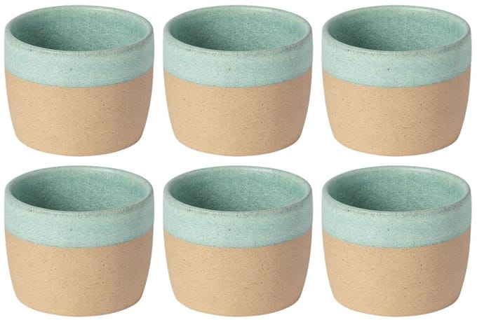 Costa Nova Bekers Arenito Aqua 360 ml - 6 stuks