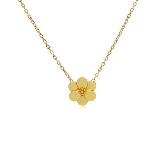 Karma Collier Bloem Met Meeldraden Goud