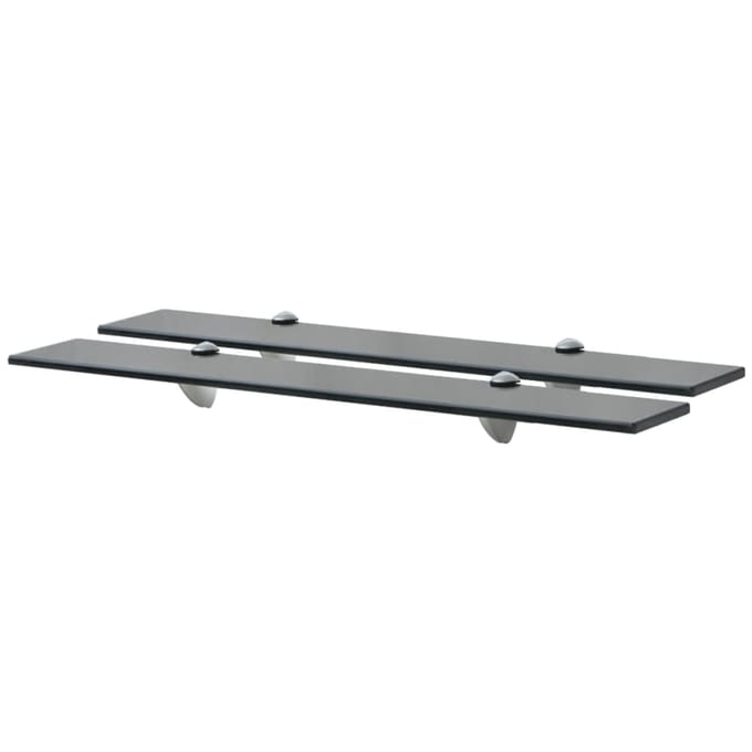 vidaXL - Schappen - zwevend - 2 - st - 70x10 - cm - 8 - mm - glas