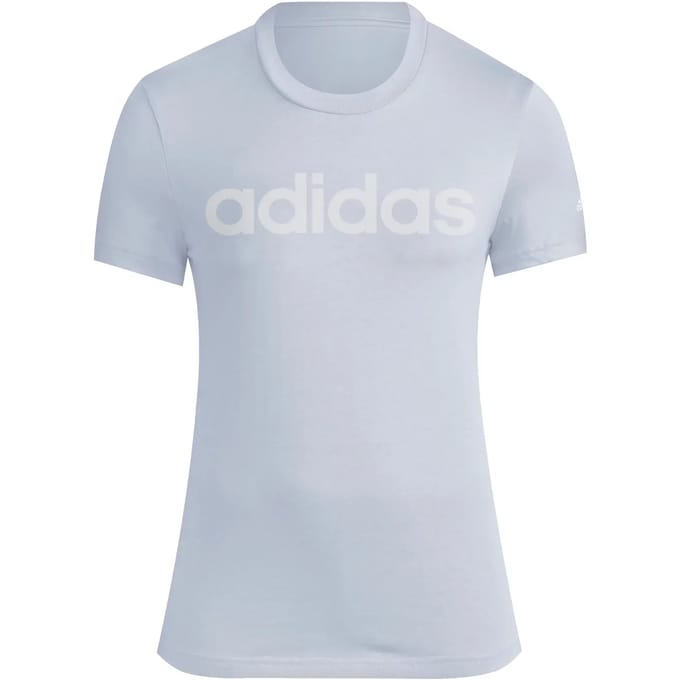 adidas Sportswear LOUNGEWEAR Essentials Slim Logo T-shirt - Dames - Blauw- XS