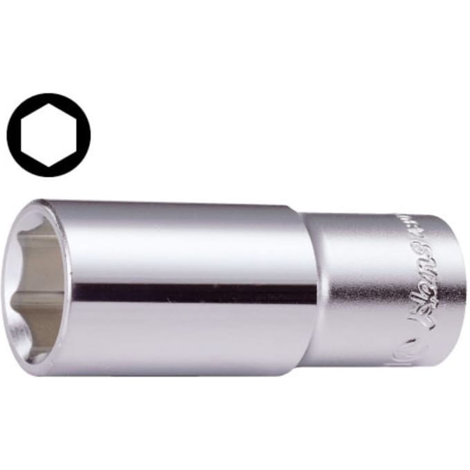 Zeskantige dop HANS 1/2 inch 24 mm 6-kant lang