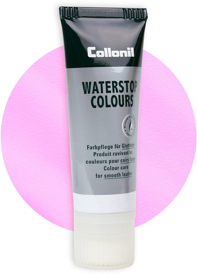 Collonil Waterstop | Lederverzorging | Extra glans | Kleur: Zachtroze | Inhoud: 75ml