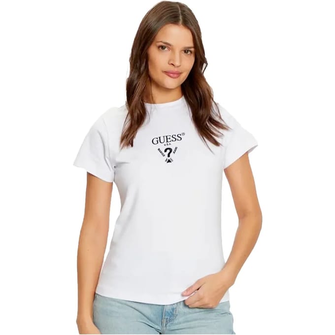 Guess Dames T-shirt Wit V4YI21KCDH1/G011 Colette