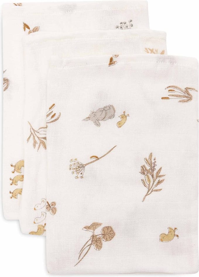 Jollein Hydrofiel Washandje 15x20cm Riverside (3pack)