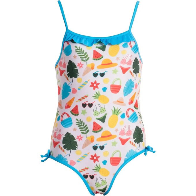 1-delig meisjes zwempak Squba Summer Series Subli