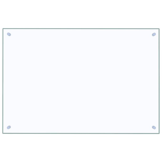 vidaXL - Spatscherm - keuken - 90x60 - cm - gehard - glas - transparant