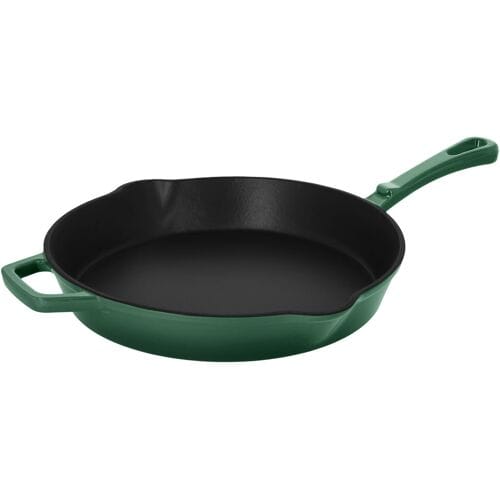 SILVERCREST Gietijzeren pan, Ø30 cm (groen)